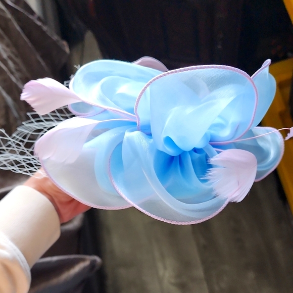 Accessories - Cinderella Blue Fascinator